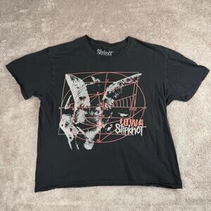 Slipknot Iowa Goat Graphic Black T-Shirt Metal Band Nu Metal Size XL